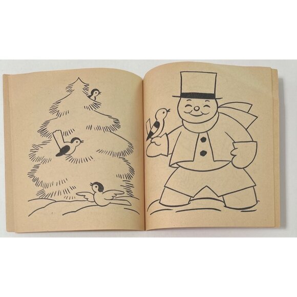 Vtg 1958 First Coloring Book Clarence Biers Whitman Publishing Children Activity - Picture 13 of 16